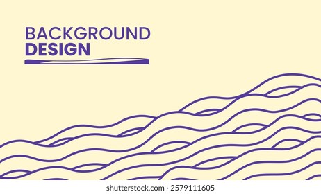 A creative composition showcasing wavy lines on a light background, designed for modern applications, bringing a fresh and dynamic visual aesthetic, suitable for a range of digital or print projects.