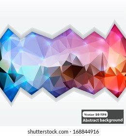 Creative concept abstract vector colorful background
