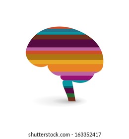 Creative concept of the brain, eps10 vector