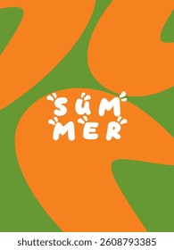 Creative concept of bright and attractive summer card set. Modern abstract art design with wavy shapes and lines. Template for celebration, advertising, branding, banner, cover, label, poster, sale, e