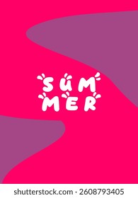 Creative concept of bright and attractive summer card set. Modern abstract art design with wavy shapes and lines. Template for celebration, advertising, branding, banner, cover, label, poster, sale, e