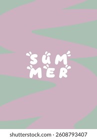 Creative concept of bright and attractive summer card set. Modern abstract art design with wavy shapes and lines. Template for celebration, advertising, branding, banner, cover, label, poster, sale, e