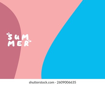 Creative concept of bright and attractive summer card set. Modern abstract art design with wavy shapes and lines. Template for celebration, advertisement, banner, cover, label, poster, sale, etc.	