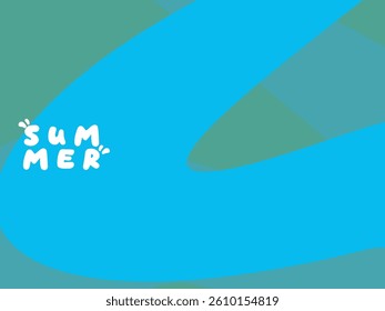 Creative concept of bright and attractive summer card set. Modern abstract art design with wavy shapes and lines. Template for celebration, advertisement, banner, cover, label, poster, sale, etc.