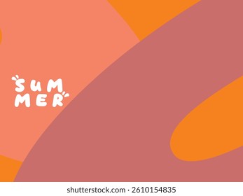 Creative concept of bright and attractive summer card set. Modern abstract art design with wavy shapes and lines. Template for celebration, advertisement, banner, cover, label, poster, sale, etc.