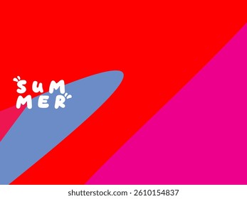 Creative concept of bright and attractive summer card set. Modern abstract art design with wavy shapes and lines. Template for celebration, advertisement, banner, cover, label, poster, sale, etc.