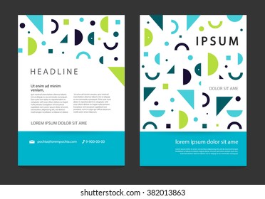 Creative concept. Business brochure, flyer, report, leaflet template. A4 size. vector abstract background EPS10