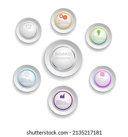 Creative concept for business infographic