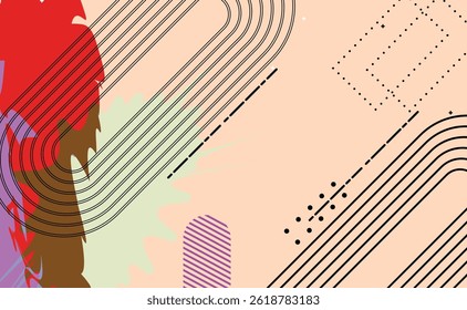 Creative concept of colorful posters and covers, abstract design with wave shapes. Templates for branding, banner,  ,flyer, cover, label, print,