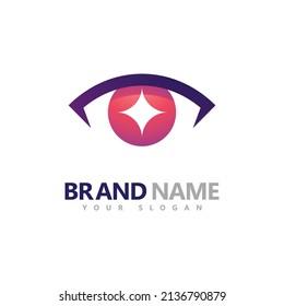 Logo de Creative Concept Eyes Plantilla de diseño, icono del logotipo de cuidado ocular