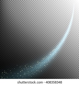 Creative concept glow light move effect stars bursts with sparkles transparent. Template art design, banner for Christmas celebrate, magic flash energy burst. EPS 10 vector file included