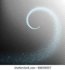 Creative concept glow light move effect stars bursts with sparkles transparent. Template art design, banner for Christmas celebrate, magic flash energy burst. EPS 10 vector file included