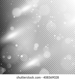 Creative concept glow light move effect stars bursts with sparkles transparent. Template art design, banner for Christmas celebrate, magic flash energy burst. EPS 10 vector file included