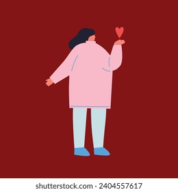Concepto creativo de juego de tarjetas Happy Valentines Day. Plantillas para celebración, anuncios, marca, banner, portada, etiqueta, afiche, ventas