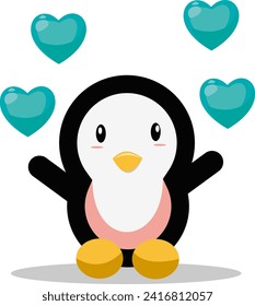Creative concept of Happy Valentines Day card set