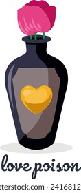 Creative concept of Happy Valentines Day card set