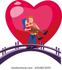 Creative concept of Happy Valentines Day card set