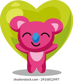 Creative concept of Happy Valentines Day card set