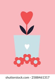 Creative concept of Happy Valentines Day cards set. Design with hearts and people . Templates for celebration, ads, branding, banner, cover, label, poster, sales