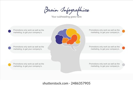 Creative Concept Of Human Brain. Vector Illustration