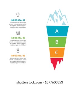 Creative concept for infographic with 3 steps, options, parts or processes. Business data visualization