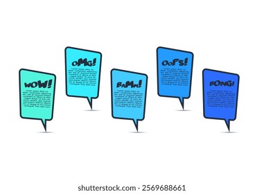 Creative concept for infographic with 5 steps, options, parts or processes. Business data visualization.