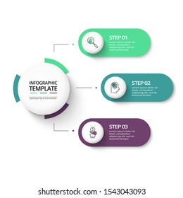 Creative concept for infographic with 6 steps, options, parts or processes. Business data visualization.