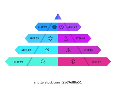 Creative concept for infographic with 8 steps, options, parts or processes. Business data visualization.