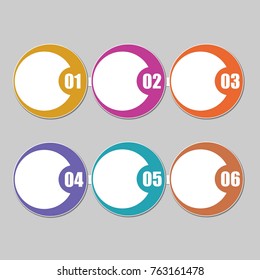 Creative concept for infographic. Timeline infographic design vector and marketing icons for presentation, workflow layout, diagram, annual report, web design. Business concept with 6 options