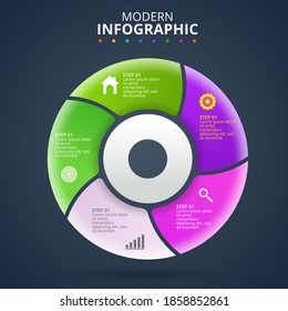 Creative concept for infographic. vector illustration