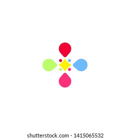 Creative concept logo template. colorful logo design