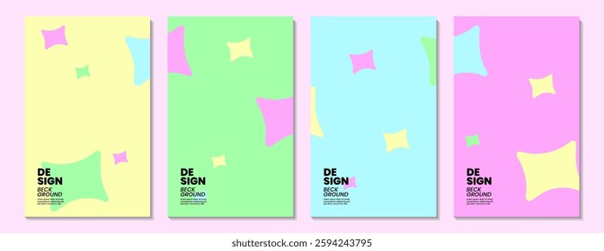 Creative concept Modern abstract art design with unique shape