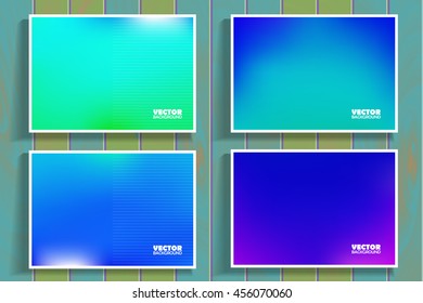 Creative concept in a modern style. Mobile applications, web sites, graphic design. Blurred background with bright clean colors. Great background for a design of any format.
