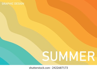 Creative concept of summer bright and juicy background. Modern abstract art design with liquid shapes with overlay effect. Templates for celebration, ads, branding, banner, cover, label, poster