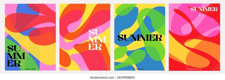 Concepto creativo verano brillante