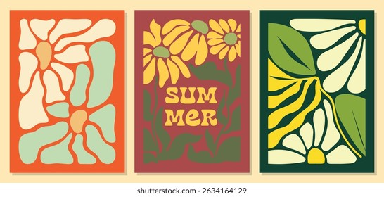 Creative concept of summer bright and juicy cards set. Modern abstract art design with liquid shapes with overlay effect. Templates for celebration, ads, branding, banner, cover, label, poster, sales