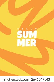 Creative concept of summer bright and juicy cards set. Modern abstract art design with wavy shapes and lines. Templates for celebration, ads, branding, banner, cover, label, poster, sales 
