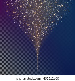 Creative concept vector glow light effect stars bursts with sparkles isolated on dark background. For illustration template art design, banner for Christmas celebrate, magic flash energy ray.
