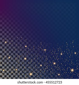 Creative concept vector glow light effect stars bursts with sparkles isolated on dark background. For illustration template art design, banner for Christmas celebrate, magic flash energy ray.