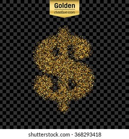 Creative concept vector icon of dollar for Web and Mobile Applications  isolated on white background. Vector illustration creative template design, Business software and social media.