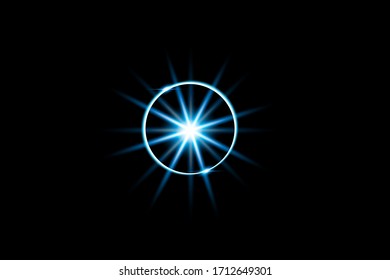Creative concept vector light burst burst starlight set with glittering light isolated on black background for illustration, template design, banner art, radiation from flash energy