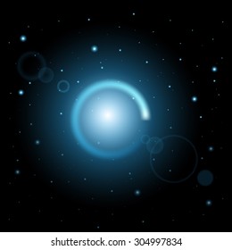 Creative concept Vector set of glow light effect stars bursts with sparkles isolated on black background. For illustration template art design, banner for Christmas celebrate, magic flash energy ray