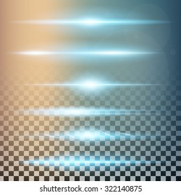 Creative concept Vector set of glow light effect stars bursts with sparkles isolated on black background. For illustration template art design, banner for Christmas celebrate, magic flash energy ray.