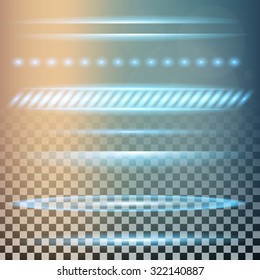 Creative concept Vector set of glow light effect stars bursts with sparkles isolated on black background. For illustration template art design, banner for Christmas celebrate, magic flash energy ray.