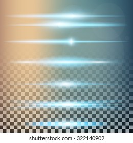 Creative concept Vector set of glow light effect stars bursts with sparkles isolated on black background. For illustration template art design, banner for Christmas celebrate, magic flash energy ray.