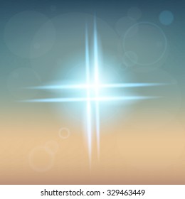 Creative concept Vector set of glow light effect stars bursts with sparkles isolated on black background. For illustration template art design, banner for Christmas celebrate, magic flash energy ray.
