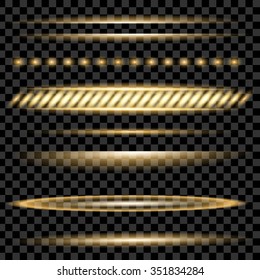 Creative concept Vector set of glow light effect stars bursts with sparkles isolated on black background. For illustration template art design, banner for Christmas celebrate, magic flash energy ray.