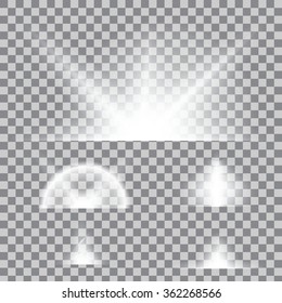 Creative concept Vector set of glow light effect stars bursts with sparkles isolated on black background. For illustration template art design, banner for Christmas celebrate, magic flash energy ray.
