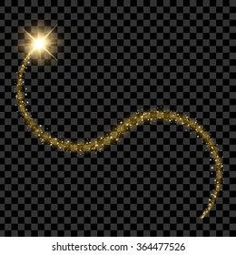 Creative concept Vector set of glow light effect stars bursts with sparkles isolated on black background. For illustration template art design, banner for celebration, magic flash energy ray.