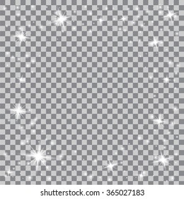 Creative concept Vector set of glow light effect stars bursts with sparkles isolated on black background. For illustration template art design, banner for Christmas celebrate, magic flash energy ray.